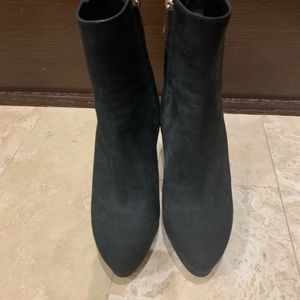 Jimmy Choo 3 1/2 inch suede angle boots